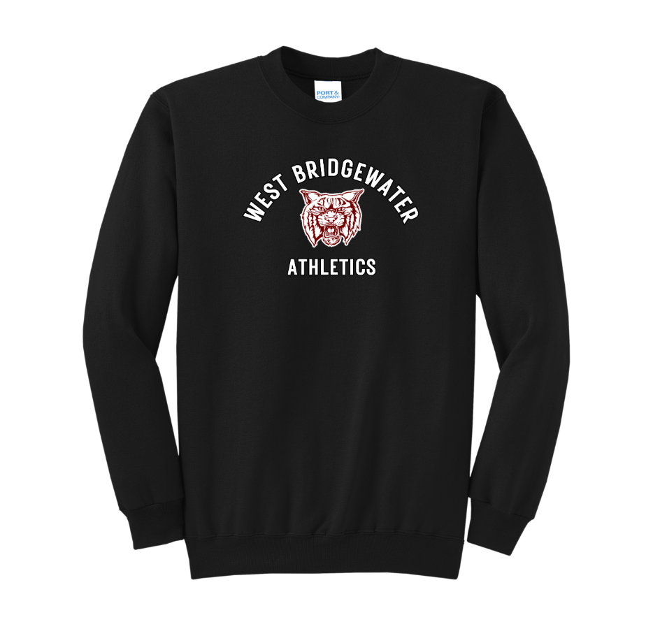 West Bridgewater Athletics - Core Fleece Crewneck Sweatshirt (PC78)