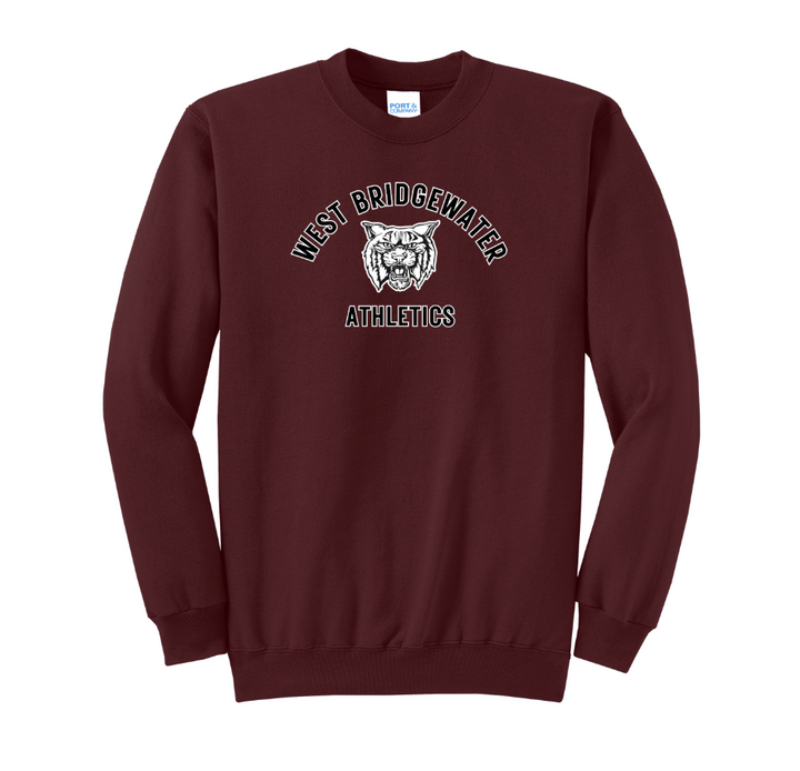 West Bridgewater Athletics - Core Fleece Crewneck Sweatshirt (PC78)