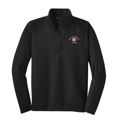West Bridgewater Athletics - Jersey de cremallera de 1/4 para hombre (ST850)