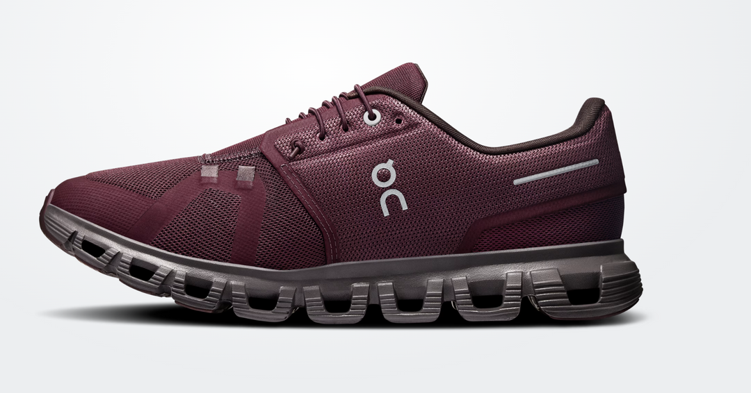 ON Cloud 6 para hombre - Mulberry Pebble