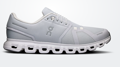 ON Cloud 6 Wide para hombre - Blanco glaciar