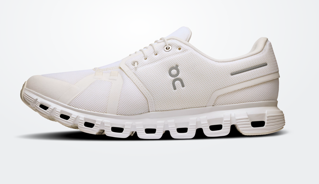 ON Cloud 6 Wide para hombre - Blanco Blanco