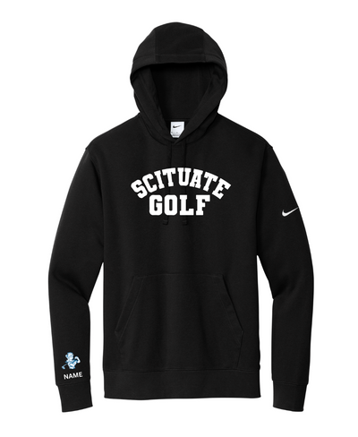 Sudadera con capucha y logo Nike Club Fleece Sleeve del equipo Bishop Fenwick XC (NKDR1499)