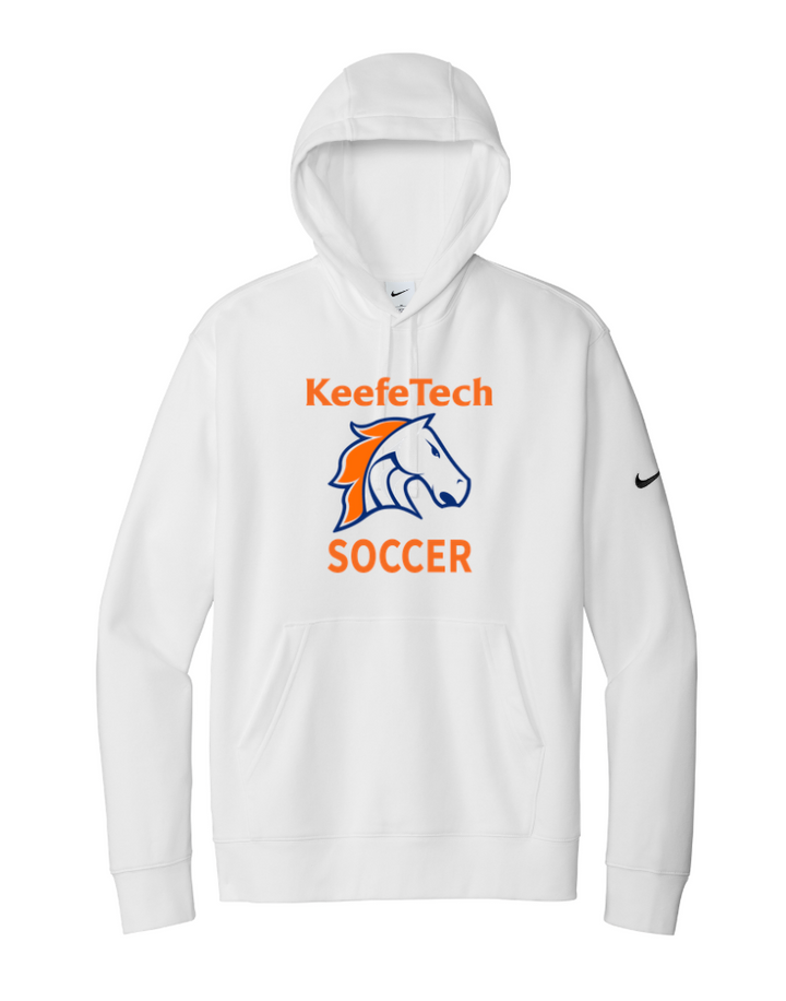 Sudadera con capucha y logo Nike Club Fleece Sleeve del equipo Bishop Fenwick XC (NKDR1499)