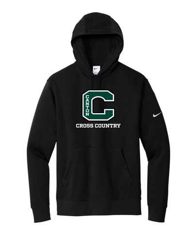 Sudadera con capucha y logo Nike Club Fleece Sleeve del equipo Bishop Fenwick XC (NKDR1499)