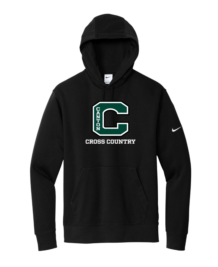 Sudadera con capucha y logo Nike Club Fleece Sleeve del equipo Bishop Fenwick XC (NKDR1499)