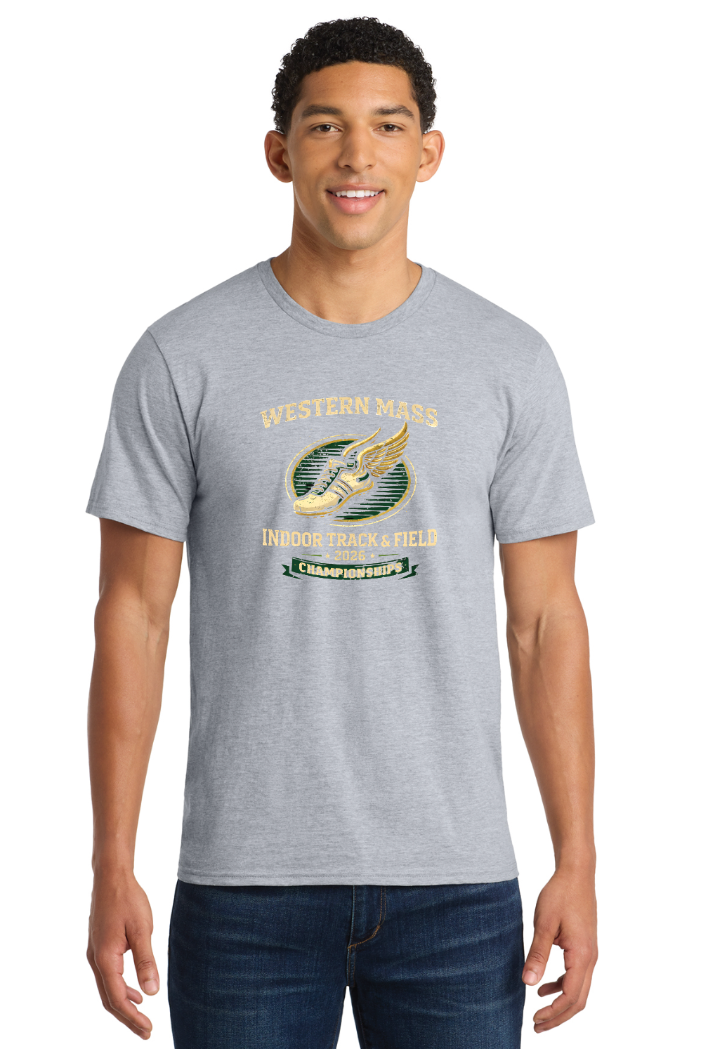 Unisex Western MA Indoor T&F 2026 Championship Official Short Sleeve (PC450)