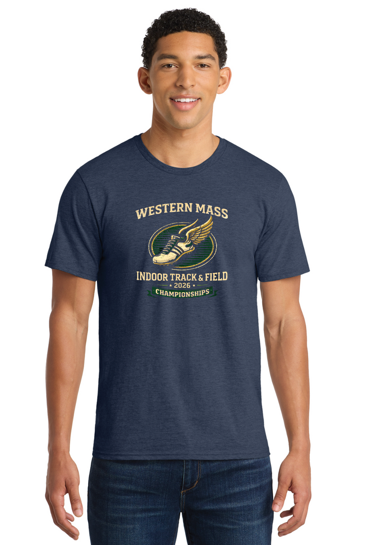 Unisex Western MA Indoor T&F 2026 Championship Official Short Sleeve (PC450)