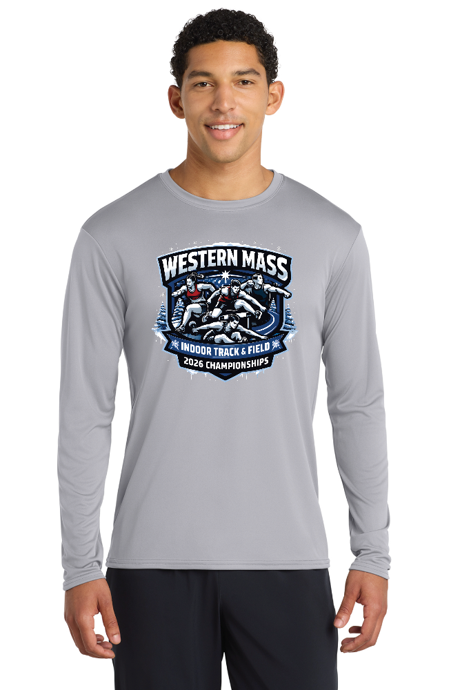 Camiseta de manga larga unisex Western MA Indoor T&F 2026 (PC380LS)