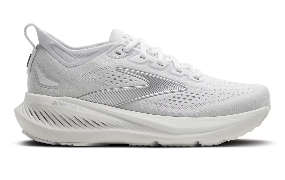 Brooks Glycerin 23 para mujer - Blanco/Ostra/Plateado