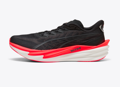 Puma Men's Deviate Nitro 4 - PUMA BLACK-ULTRA RED
