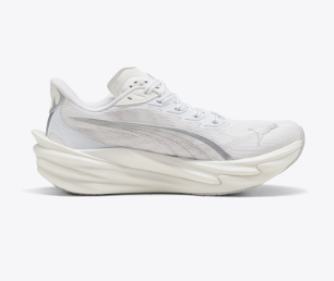 Puma Women's Deviate Nitro 4 - PUMA WHITE-FEATHER GRAY