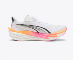PUMA WHITE-POISON PINK-GLOWING RED