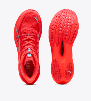 Puma Men's Deviate Nitro 4 - ULTRA RED-PUMA SILVER