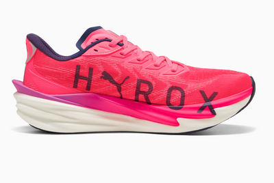 Puma Deviate Nitro 4 para hombre - Blanco Puma, Orquídea Eléctrica y Rosa Puro