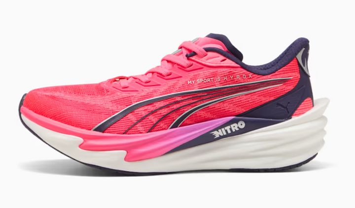 Puma Women's Deviate Nitro 4 - PURE PINK-PUMA WHITE