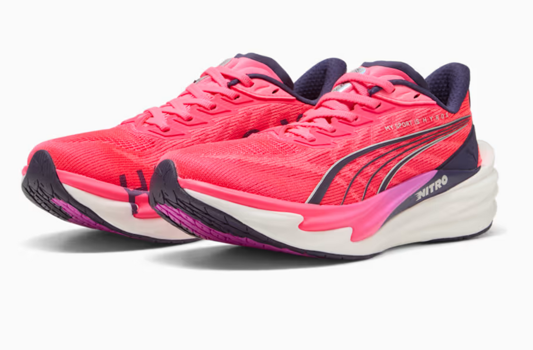 Puma Women's Deviate Nitro 4 - PURE PINK-PUMA WHITE