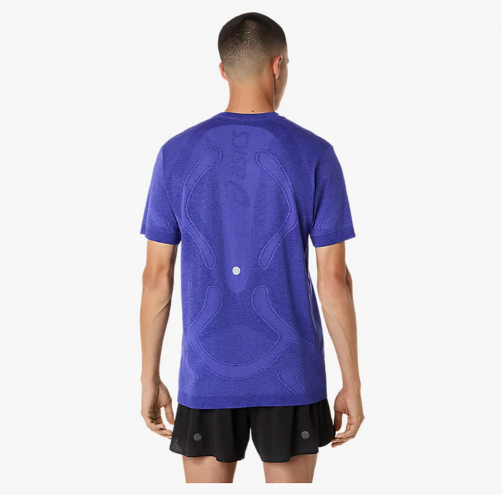 Gasparilla Expo 2026 - Camiseta de manga corta sin costuras para carretera para hombre, color cobalto/berenjena (2011D355.403) (GAS-12)