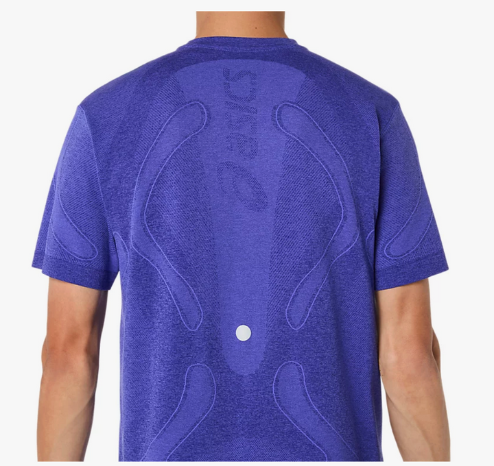 Gasparilla Expo 2026 - Camiseta de manga corta sin costuras para carretera para hombre, color cobalto/berenjena (2011D355.403) (GAS-12)