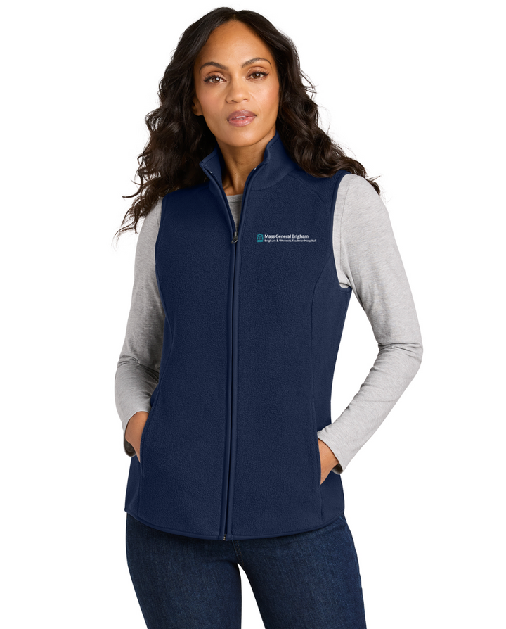 Hospital General Brigham Faulkner de Massachusetts - Chaleco polar para mujer (L702)