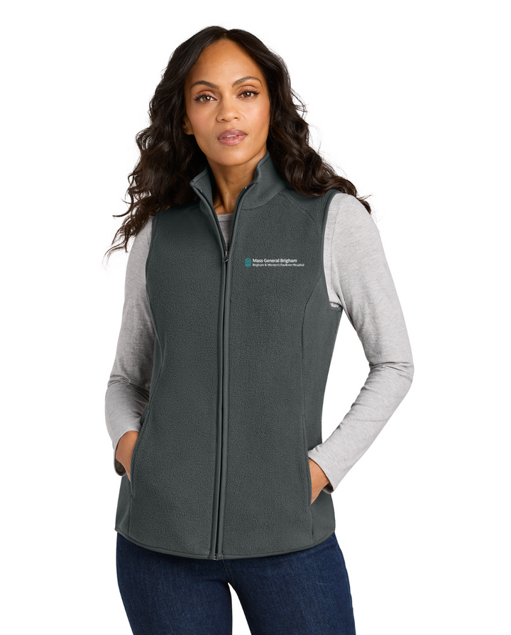 Hospital General Brigham Faulkner de Massachusetts - Chaleco polar para mujer (L702)