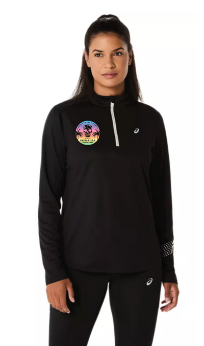 Gasparilla Expo 2026 ASICS Women's Icon 1/2 Zip Black (2012D175) (GAS-47)