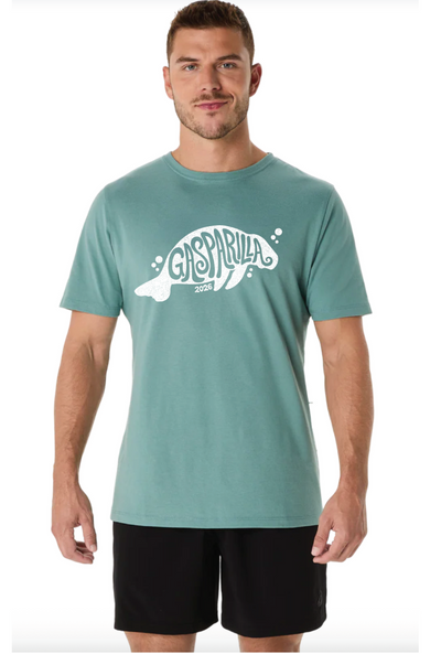 Gasparilla Expo 2026 ASICS Unisex Short Sleeve Tee Celadon (GAS-14)