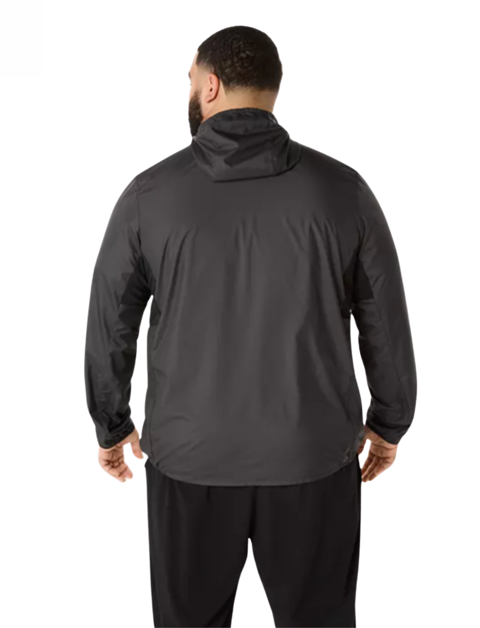 Fundación para el Aneurisma Cerebral (FRR) - Chaqueta ASICS Silver para hombre, color negro (2011D235)