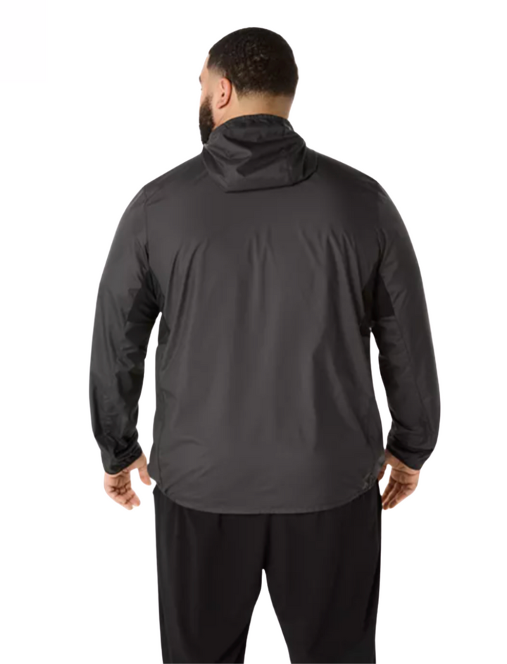 Fundación para el Aneurisma Cerebral (FRR) - Chaqueta ASICS Silver para hombre, color negro (2011D235)