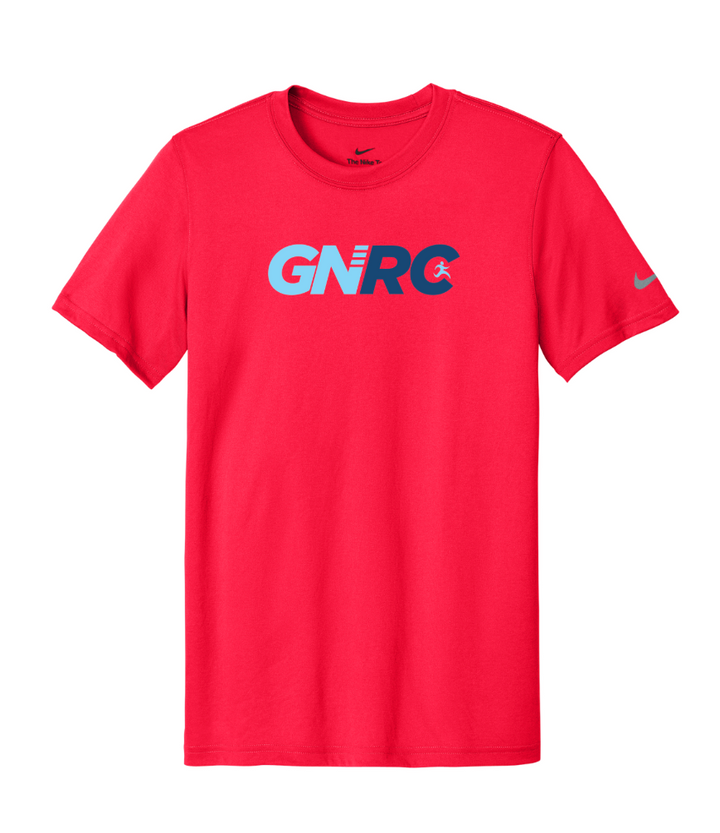 Maratón de la Antártida - Camiseta Nike Team rLegend para hombre, Negra (NKDX8734)