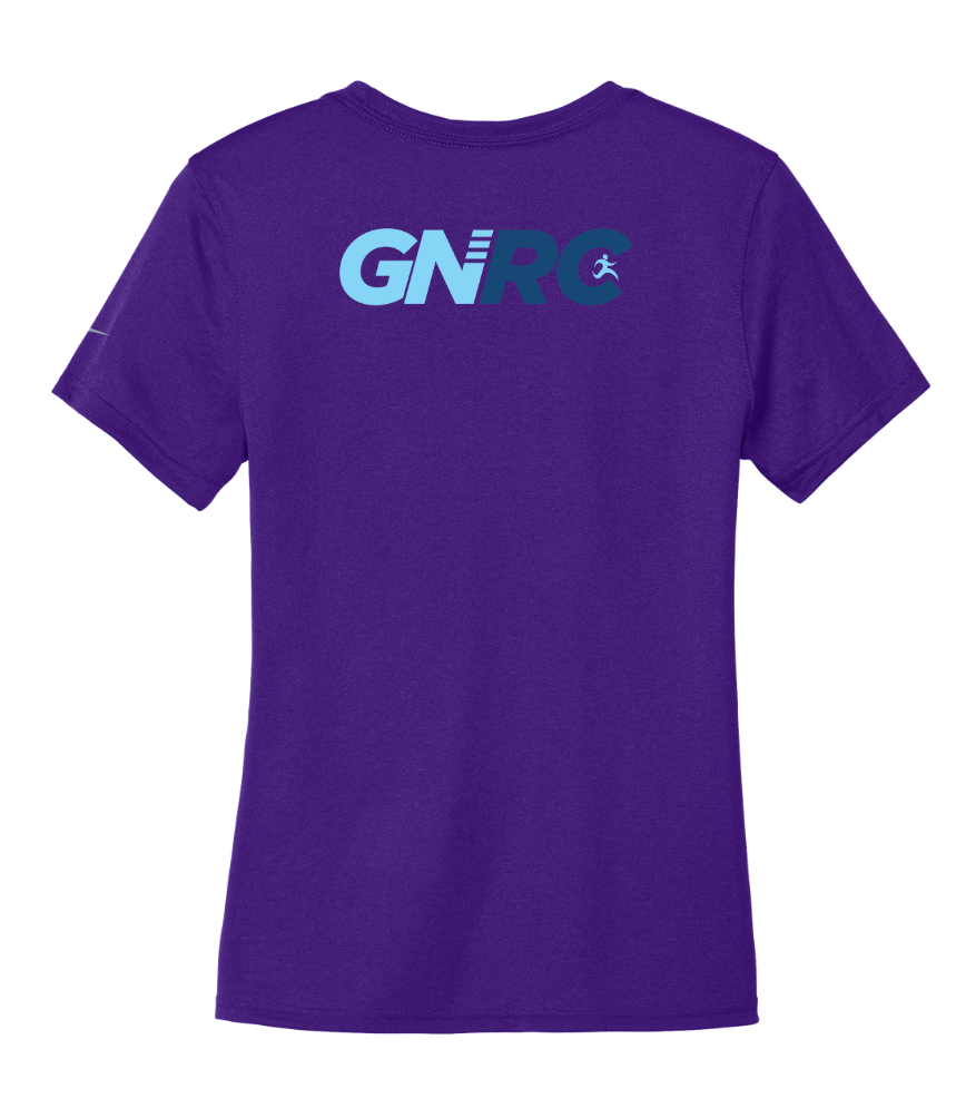 Maratón de la Antártida - Camiseta Nike Team rLegend para hombre, Negra (NKDX8734)