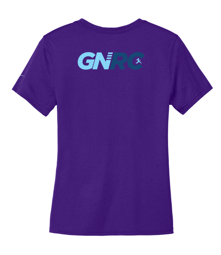 Maratón de la Antártida - Camiseta Nike Team rLegend para hombre, Negra (NKDX8734)