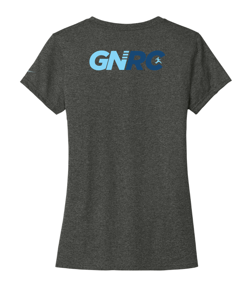 Maratón de la Antártida - Camiseta Nike Team rLegend para hombre, Negra (NKDX8734)