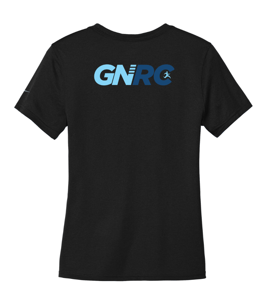 Maratón de la Antártida - Camiseta Nike Team rLegend para hombre, Negra (NKDX8734)