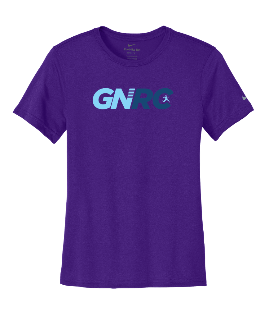Maratón de la Antártida - Camiseta Nike Team rLegend para hombre, Negra (NKDX8734)