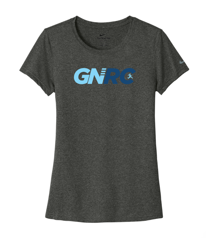 Maratón de la Antártida - Camiseta Nike Team rLegend para hombre, Negra (NKDX8734)