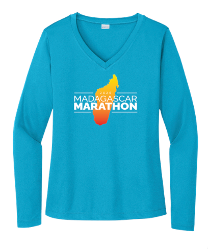 Madagascar Marathon- Women's Long Sleeve UPF 50 Performance Tee (LST353LS)