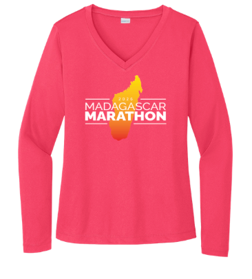 Madagascar Marathon- Women's Long Sleeve UPF 50 Performance Tee (LST353LS)