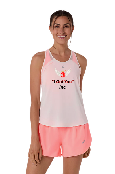 Camiseta de tirantes ASICS para mujer - Crema (2012D370)