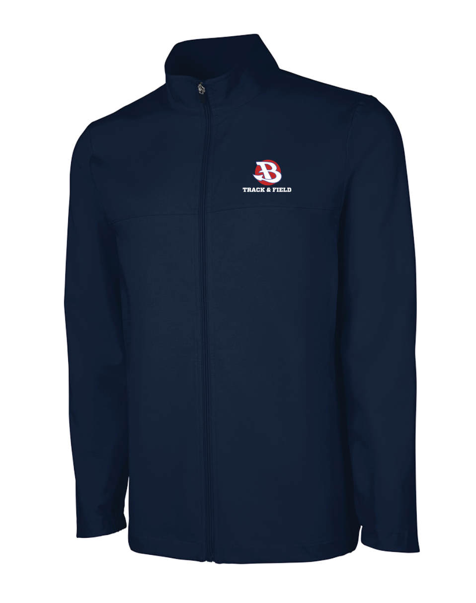 Burlington Track & Field - Charles River Men's Lexington Stretch Full Zip Jacket (9614)