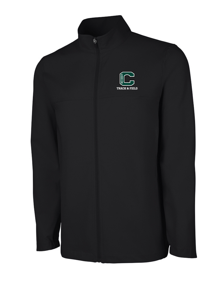 Parkway Running Club - Chaqueta elástica con cremallera completa Lexington para hombre de Charles River (9614)