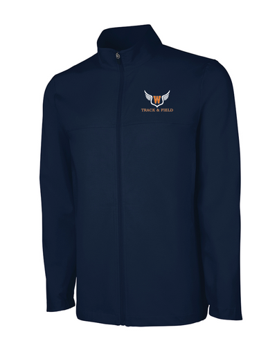 Parkway Running Club - Chaqueta elástica con cremallera completa Lexington para hombre de Charles River (9614)