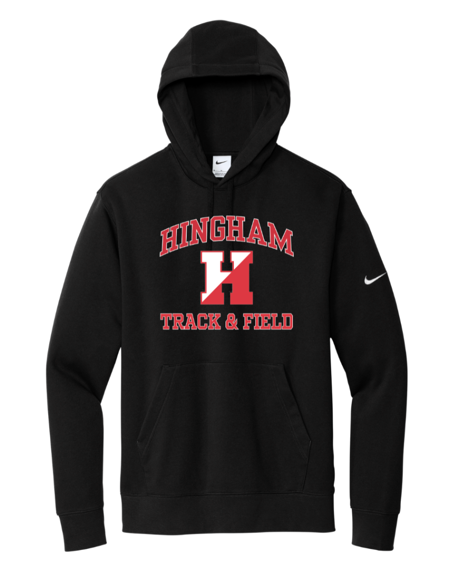 Hingham Youth XC & TF - Men's NikeClub Fleece Pullover Hoodie (NKDR1499)