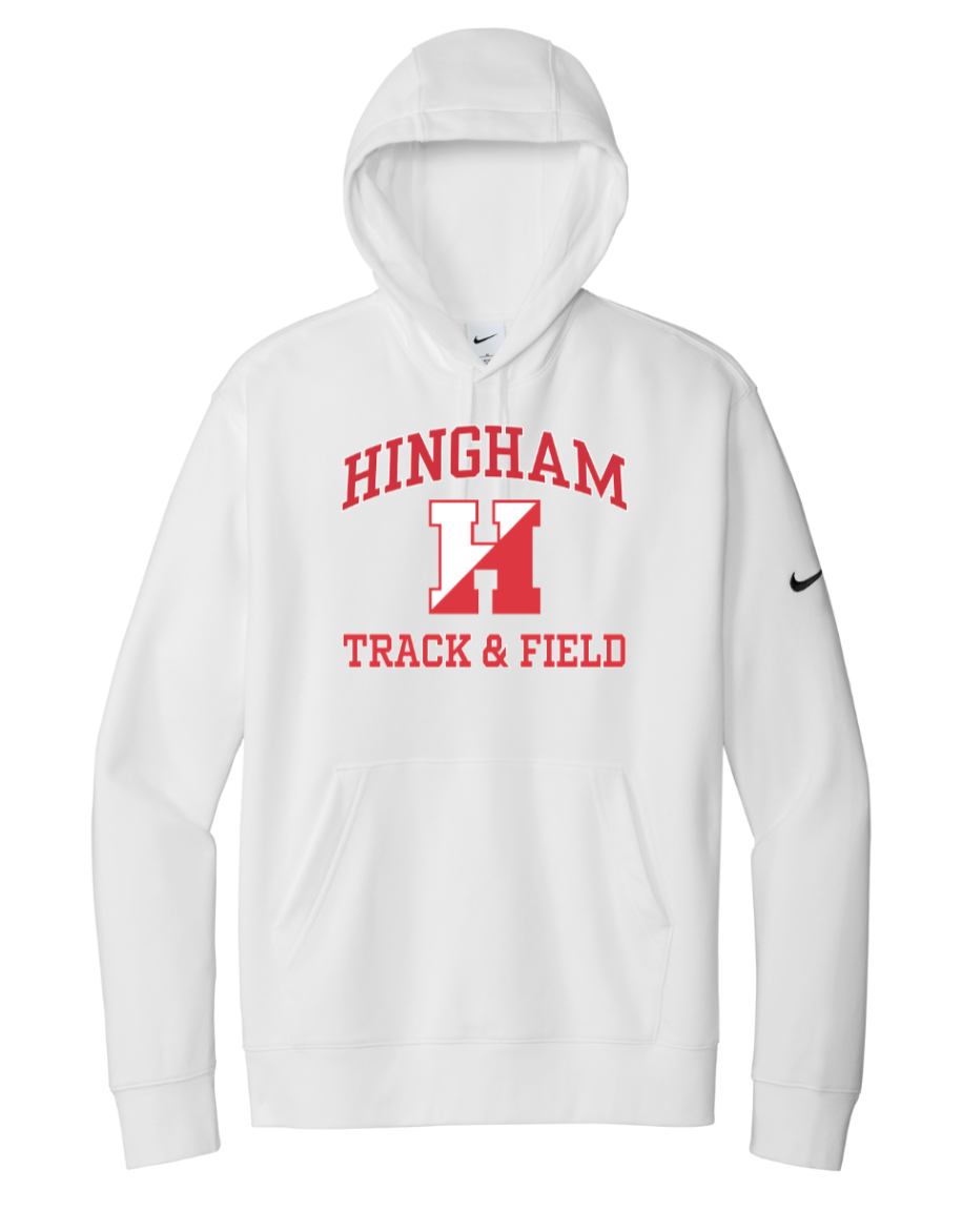 Hingham Youth XC & TF - Men's NikeClub Fleece Pullover Hoodie (NKDR1499)