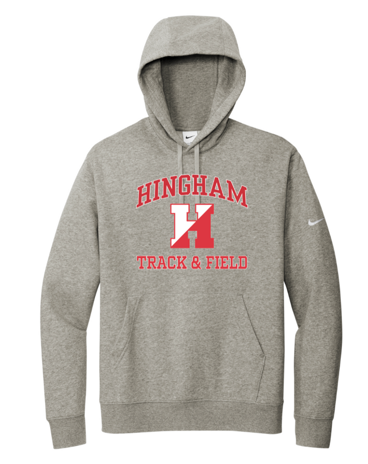 Hingham Youth XC & TF - Men's NikeClub Fleece Pullover Hoodie (NKDR1499)