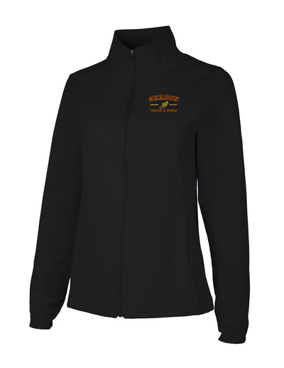 Suburban Striders - Chaqueta elástica con cremallera completa Lexington para mujer de Charles River (5614)