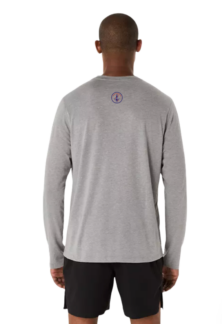 Fundación para el Aneurisma Cerebral (FRR) - Camiseta de manga larga triblend ASICS PR para hombre (2011D378)