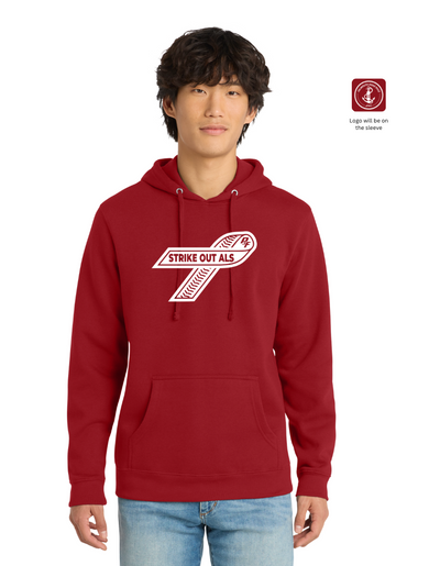 Sudadera con capucha y logo Nike Club Fleece Sleeve del equipo Bishop Fenwick XC (NKDR1499)