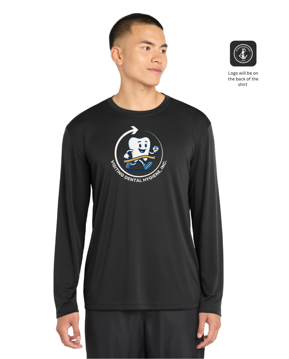 Visiting Dental Hygiene, Inc. FRR - Adult Long Sleeve Performance Tee (ST350LS)