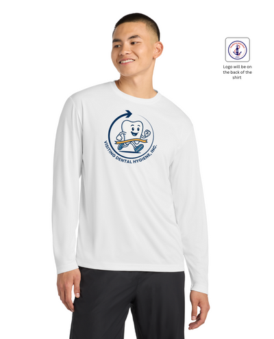 Visiting Dental Hygiene, Inc. FRR - Camiseta deportiva de manga larga para adultos (ST350LS)